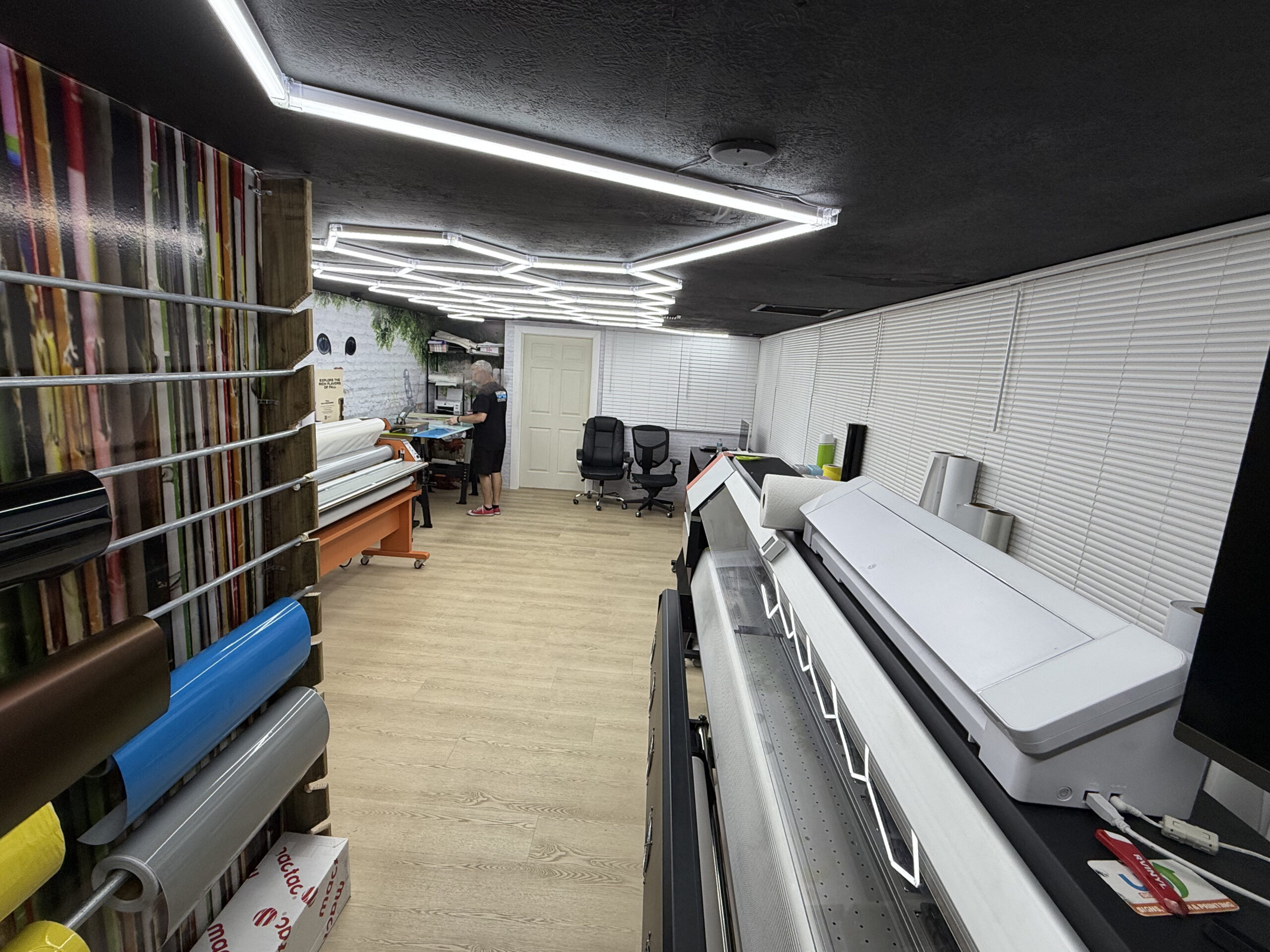 Vibrant custom printed graphics